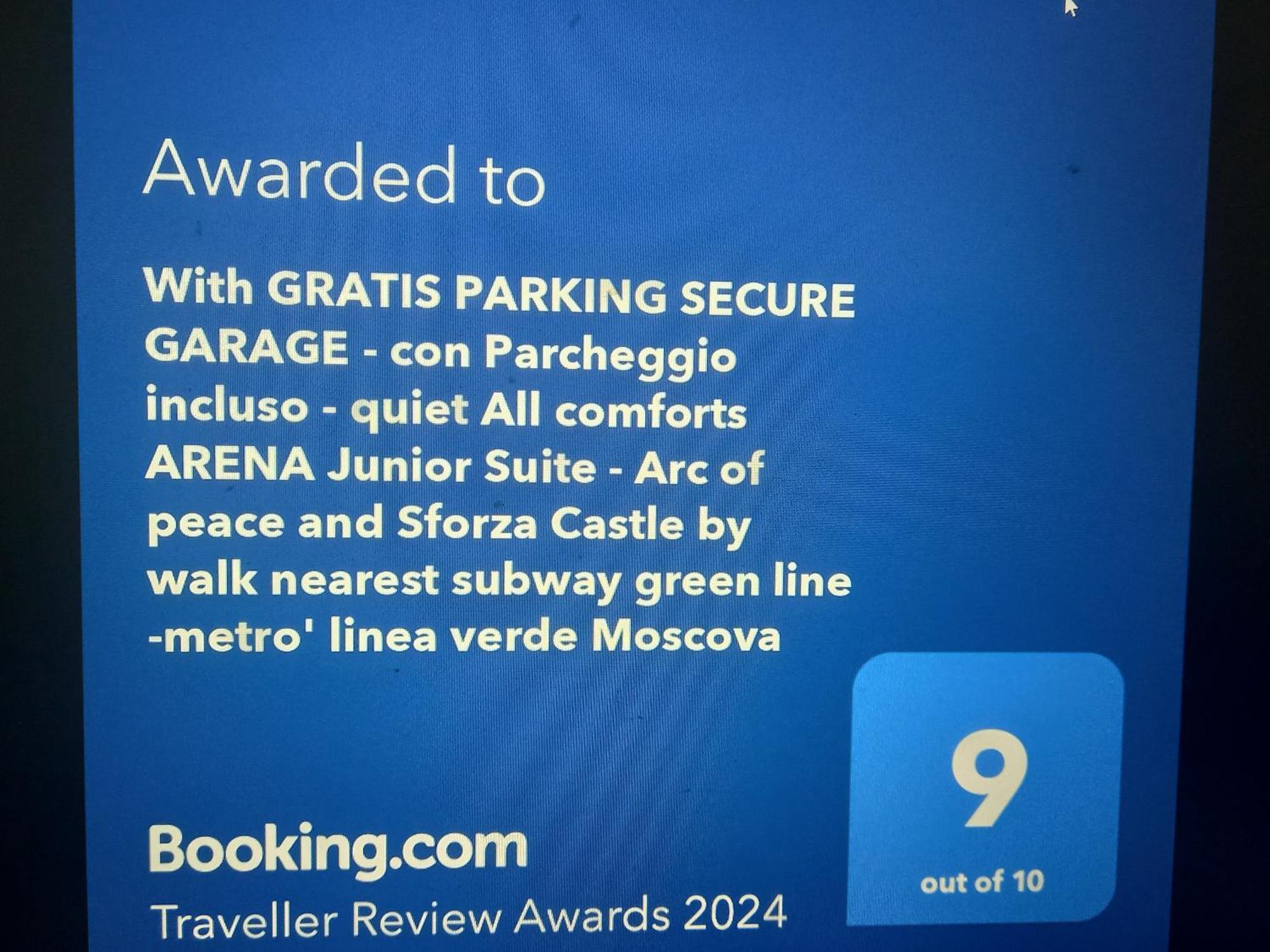 Arena Suite All Comforts - With Free Parking Garage Per Qualified Rate - Con Parcheggio Incluso Per Le Tariffe Qualificanti - Metro Verde Greenline Moscova Milano Eksteriør billede